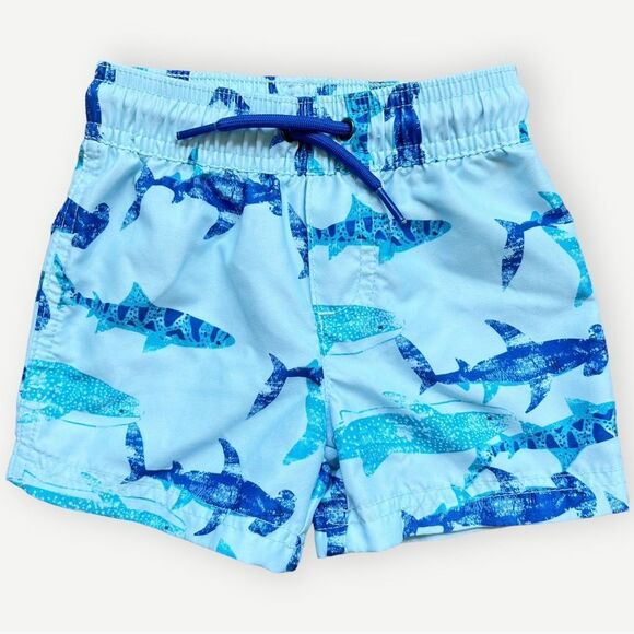 Just One You Carter’s Baby Boy Shark Print Swim Trunks. Swim Shorts. 9 Months. - Picture 1 of 4